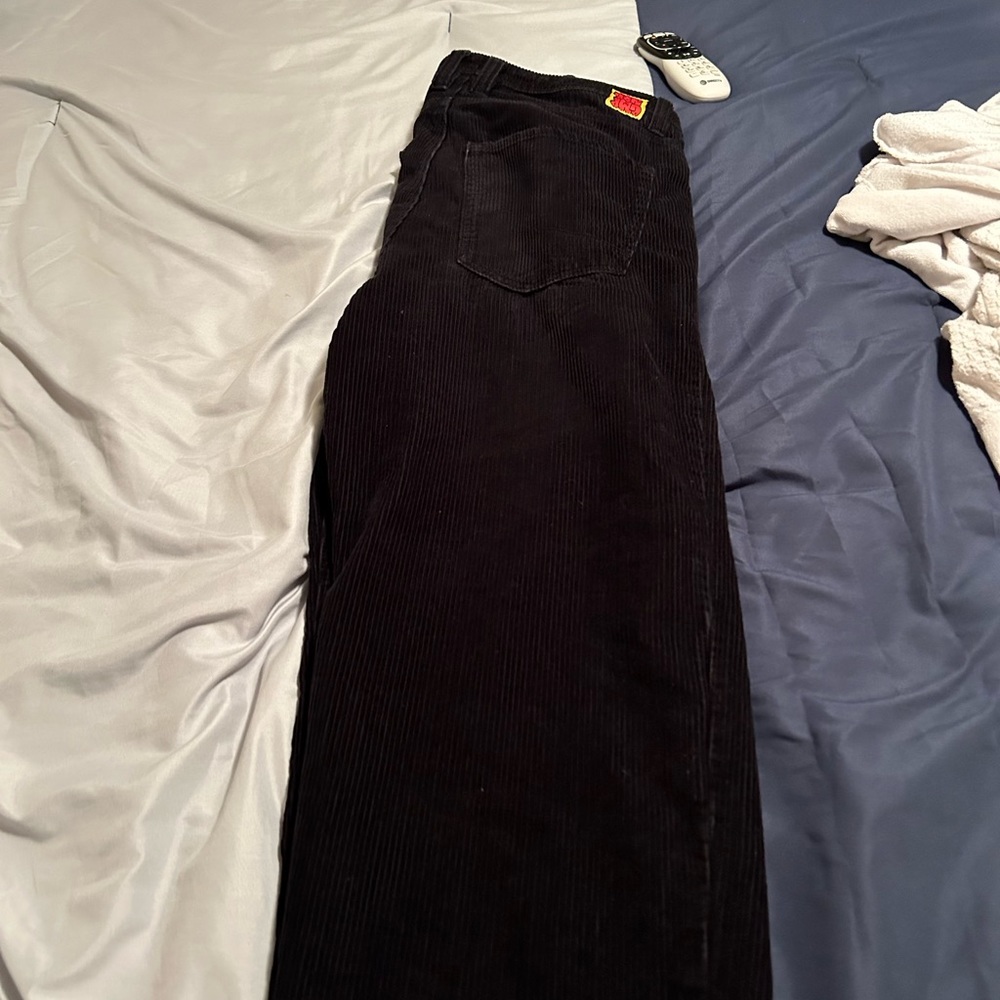 Empyre Loose Fit Black Corduroy Skate Pants